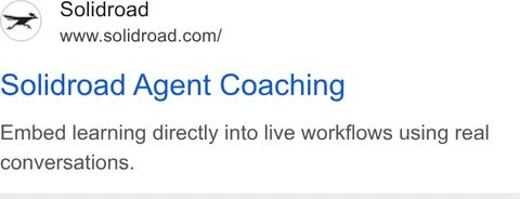 An ad Solidroad is running