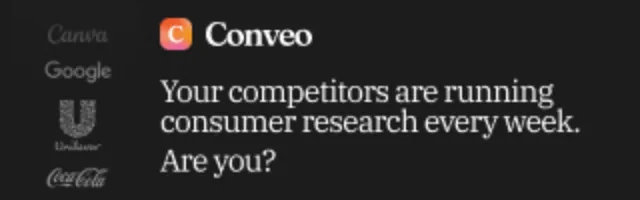 An ad Conveo is running