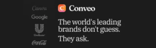 An ad Conveo is running