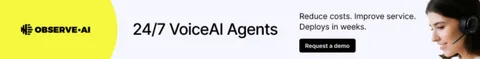 An ad Observe.AI is running