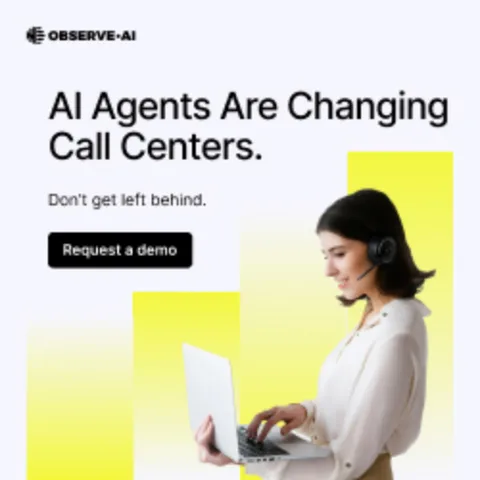 An ad Observe.AI is running