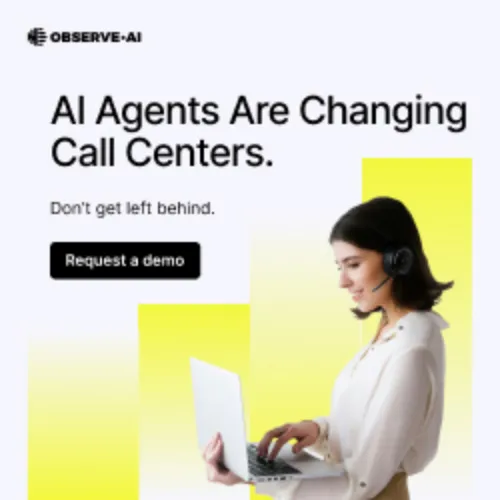 An ad Observe.AI is running