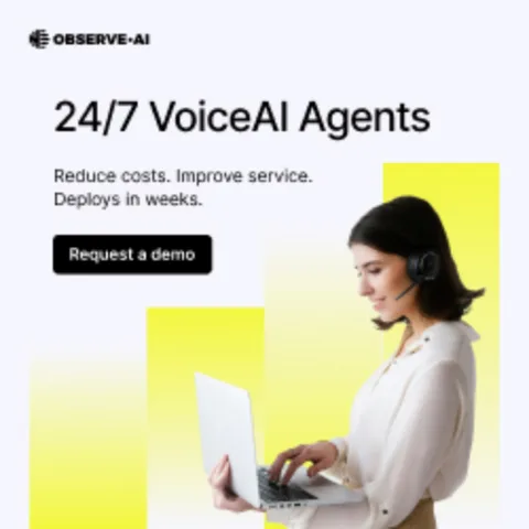 An ad Observe.AI is running