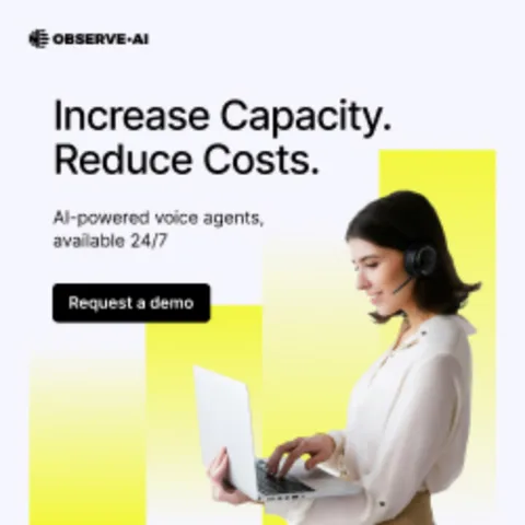 An ad Observe.AI is running