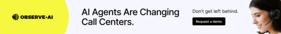 An ad Observe.AI is running