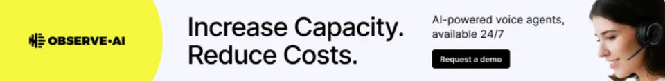 An ad Observe.AI is running