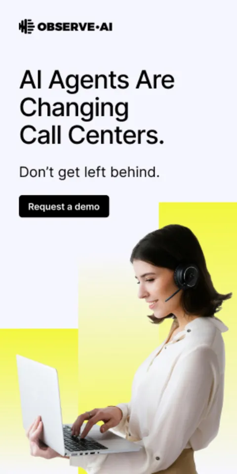 An ad Observe.AI is running