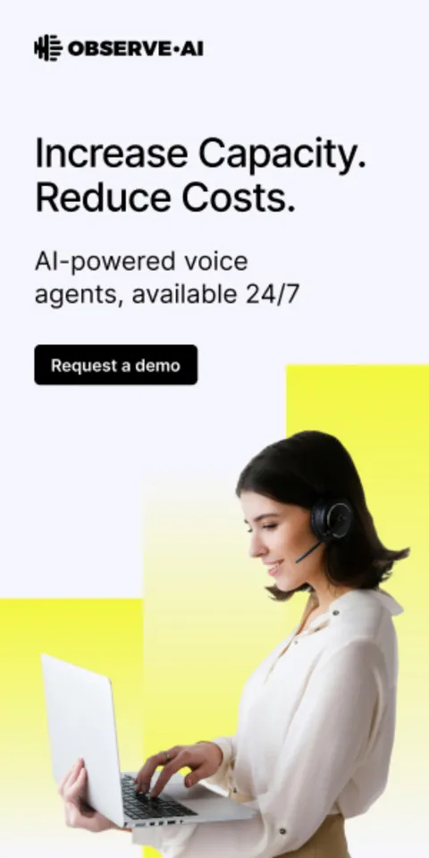 An ad Observe.AI is running