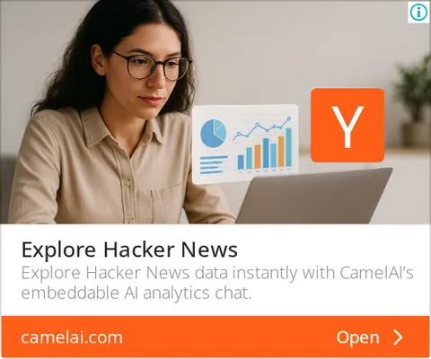 An ad camelAI is running