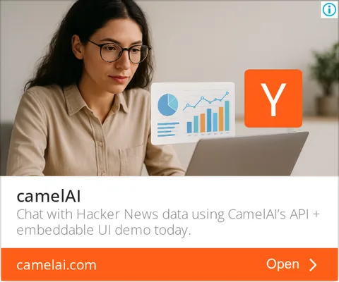 An ad camelAI is running