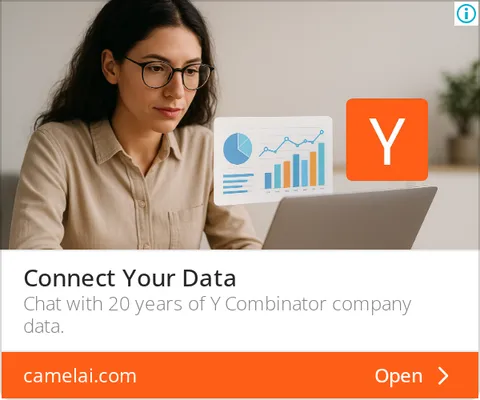 An ad camelAI is running