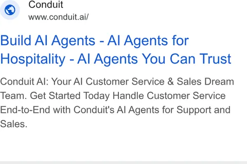 An ad Conduit is running