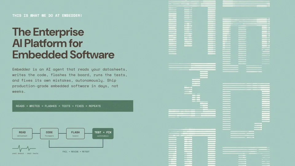 An ad Embedder is running
