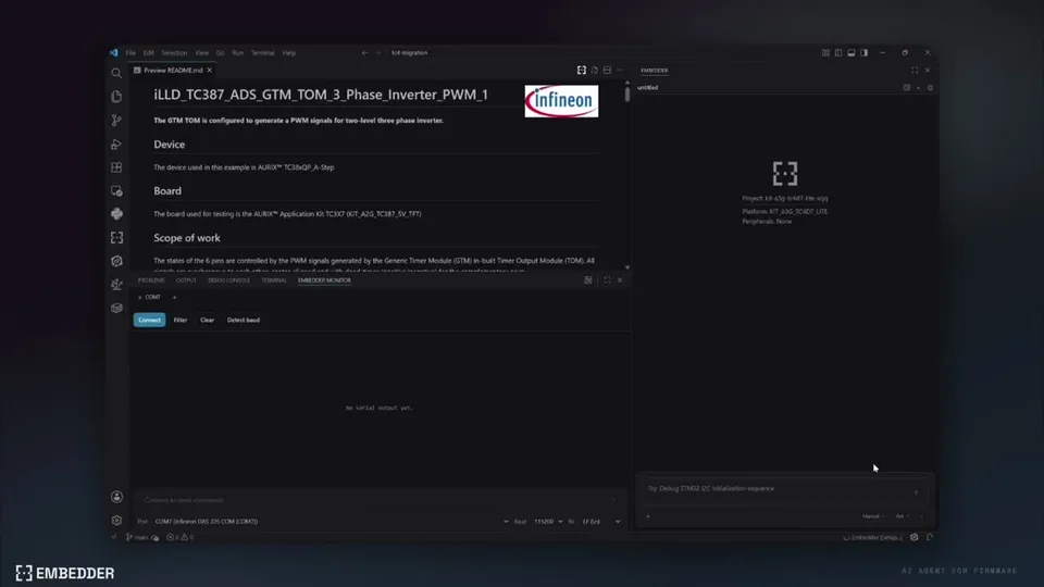 An ad Embedder is running