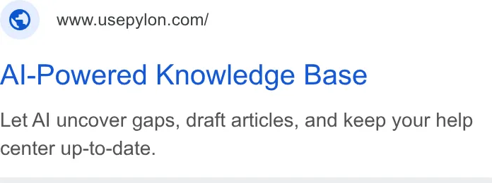 An ad Pylon: Agentic B2B Support is running