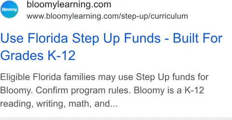 An ad Bloomylearning is running