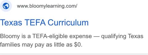 An ad Bloomylearning is running