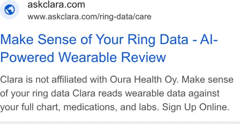 An ad Askclara is running