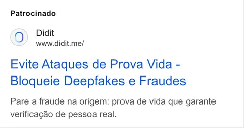 An ad Didit is running