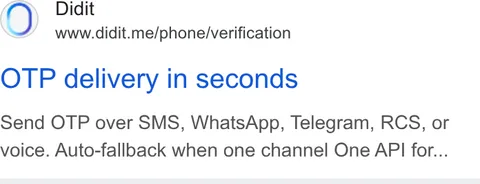 An ad Didit is running