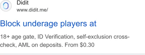 An ad Didit is running