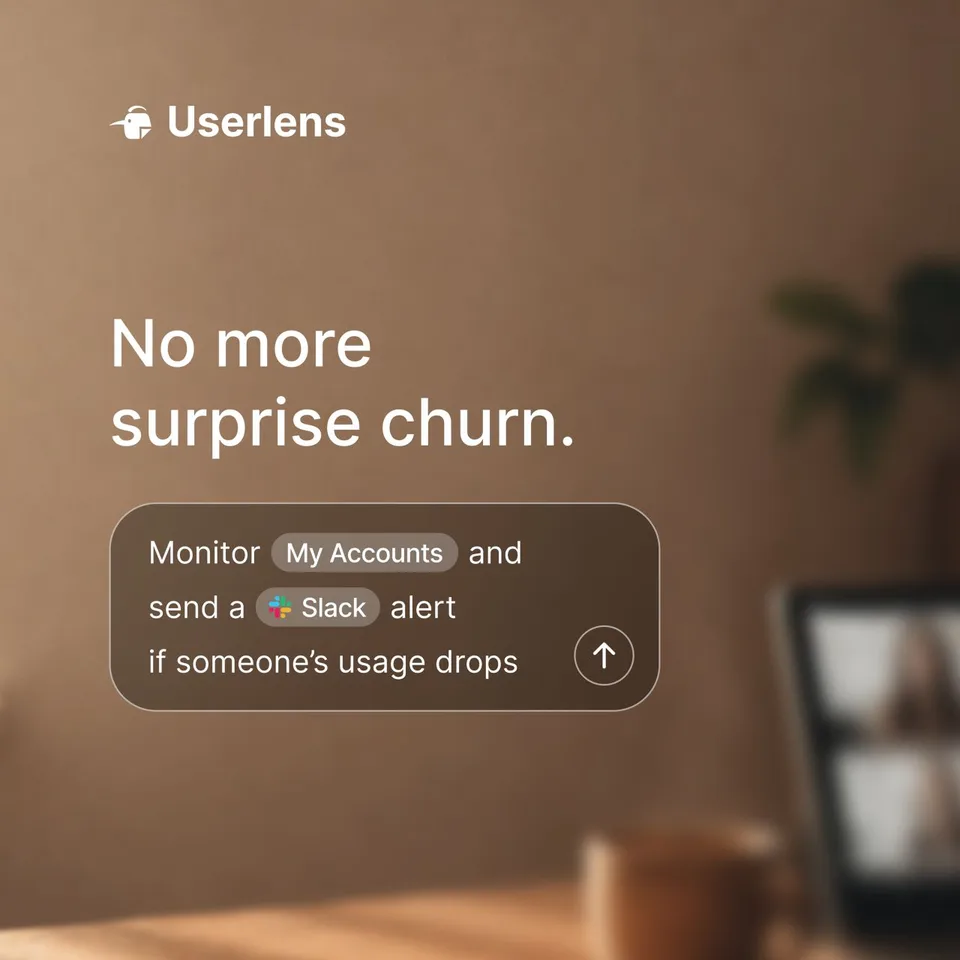 An ad Userlens is running