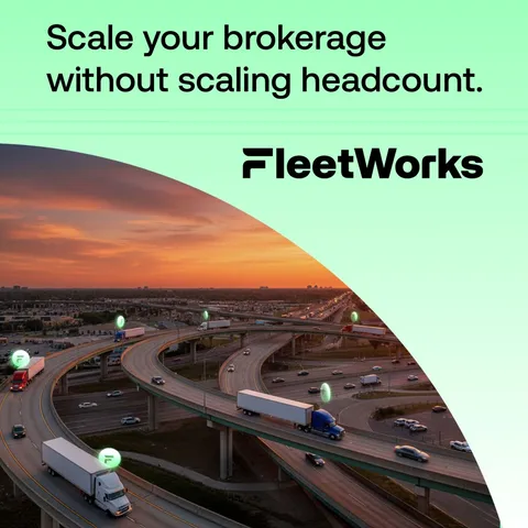 An ad FleetWorks is running