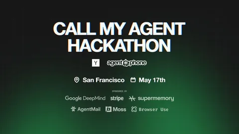 An ad AgentPhone is running