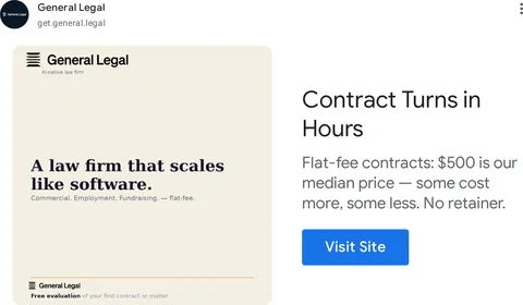 An ad General Legal is running