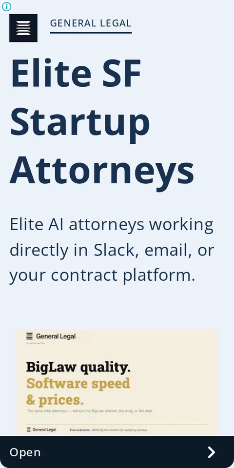 An ad General Legal is running