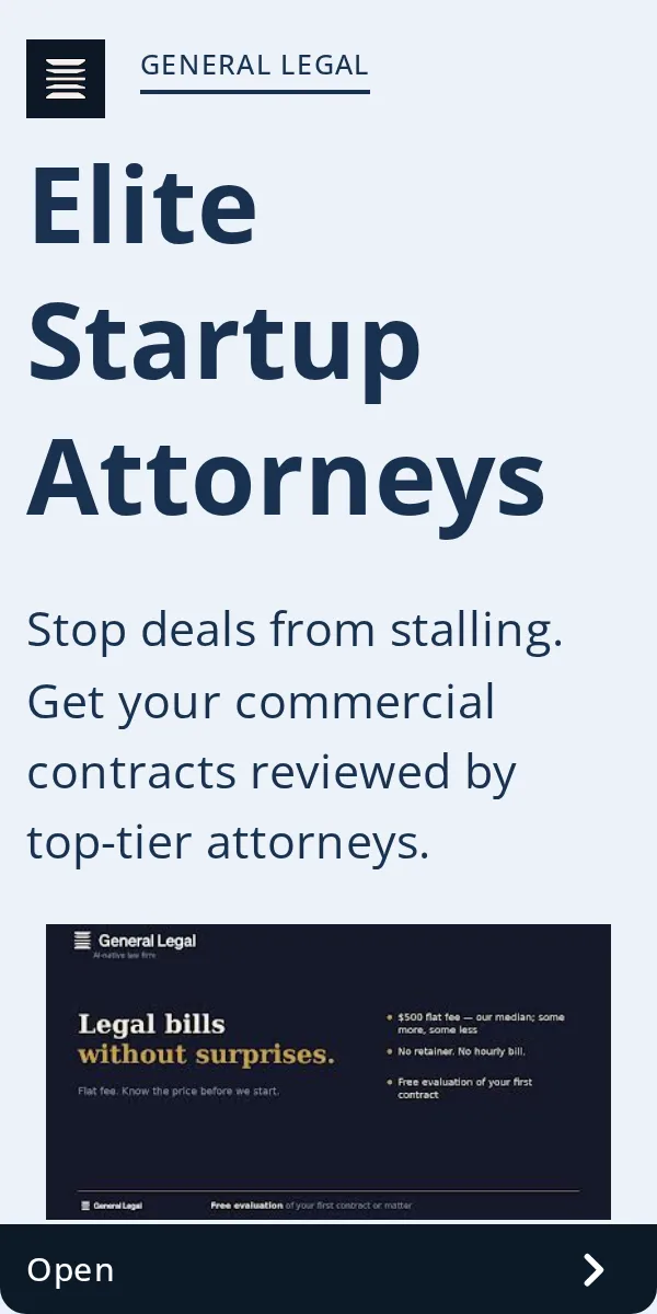 An ad General Legal is running