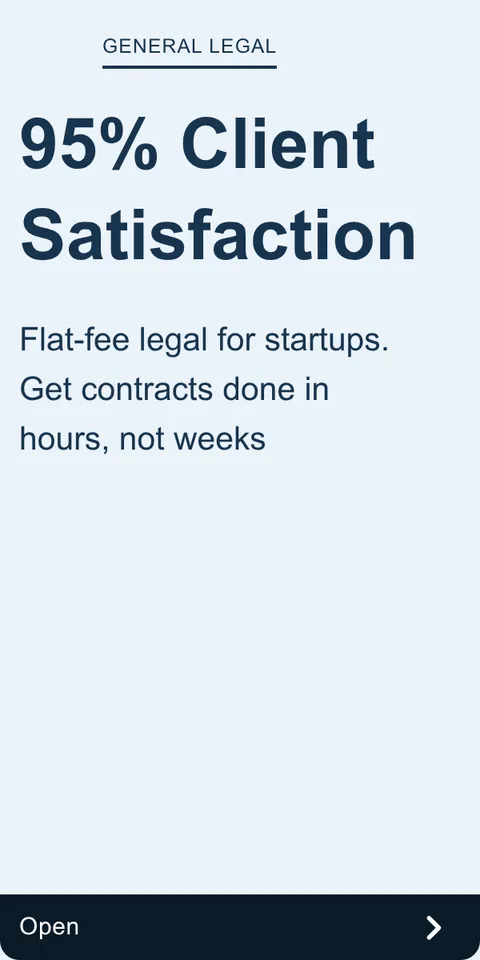 An ad General Legal is running