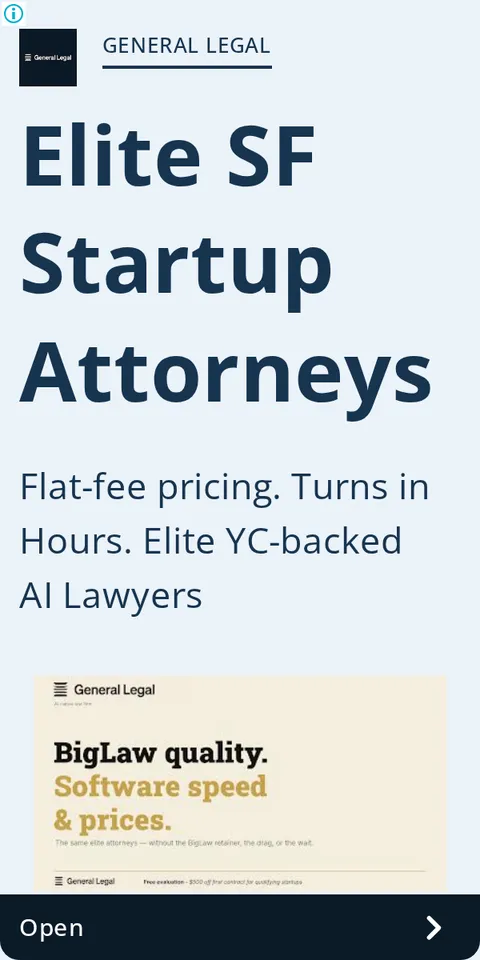 An ad General Legal is running