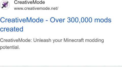 An ad CreativeMode is running