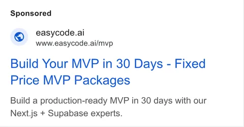 An ad MSPilot is running