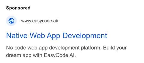 An ad MSPilot is running