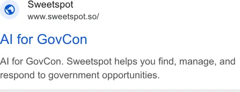 An ad Sweetspot is running