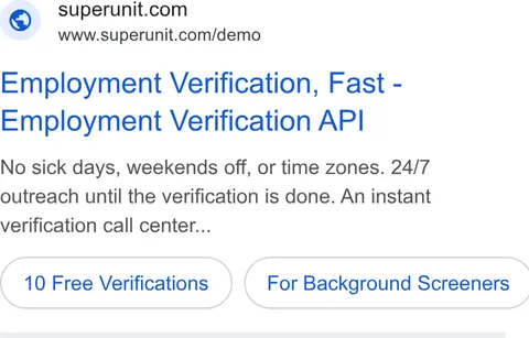 An ad Superunit is running