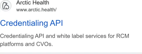 An ad Arctic Health is running
