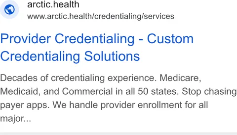 An ad Arctic Health is running