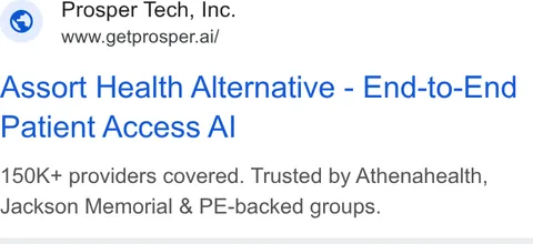 An ad Getprosper is running