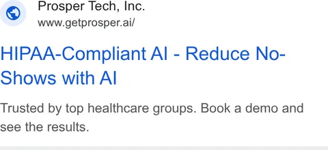 An ad Getprosper is running