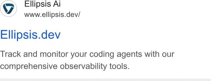 An ad Ellipsis is running