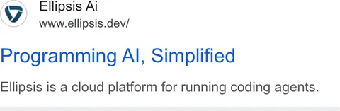 An ad Ellipsis is running