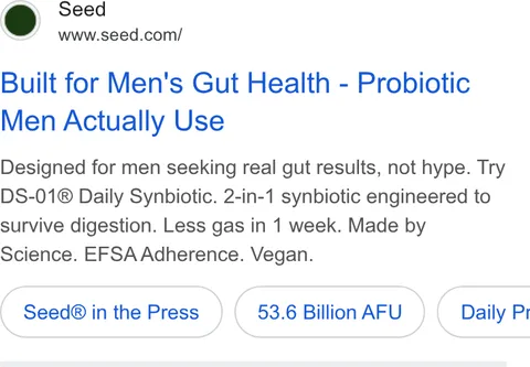 An ad Seed is running