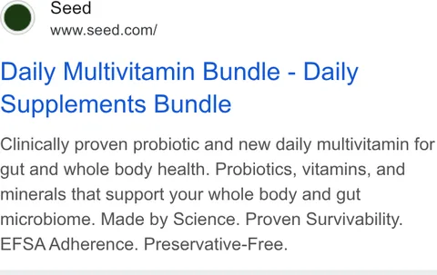 An ad Seed is running