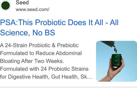 An ad Seed is running