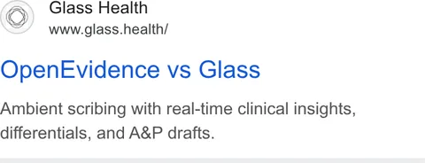 An ad Glass is running