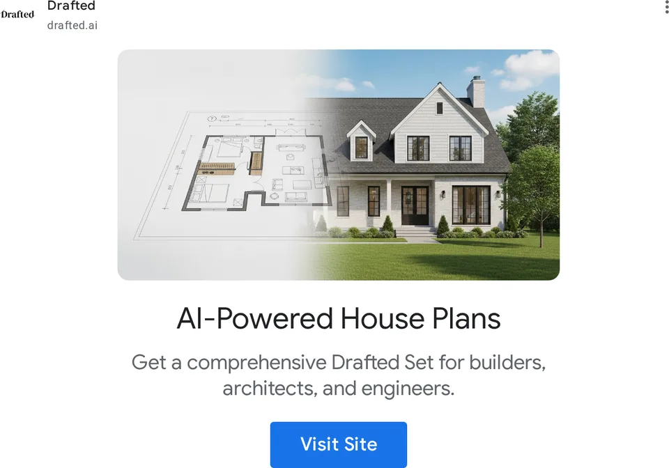 An ad Drafted is running
