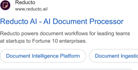 An ad Reducto is running